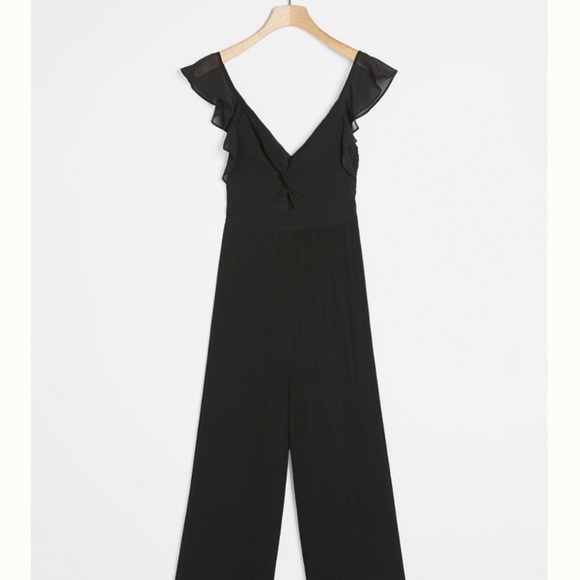 Anthropologie ASTR Hayden Black Jumpsuit NWT $178 Medium - Picture 8 of 12